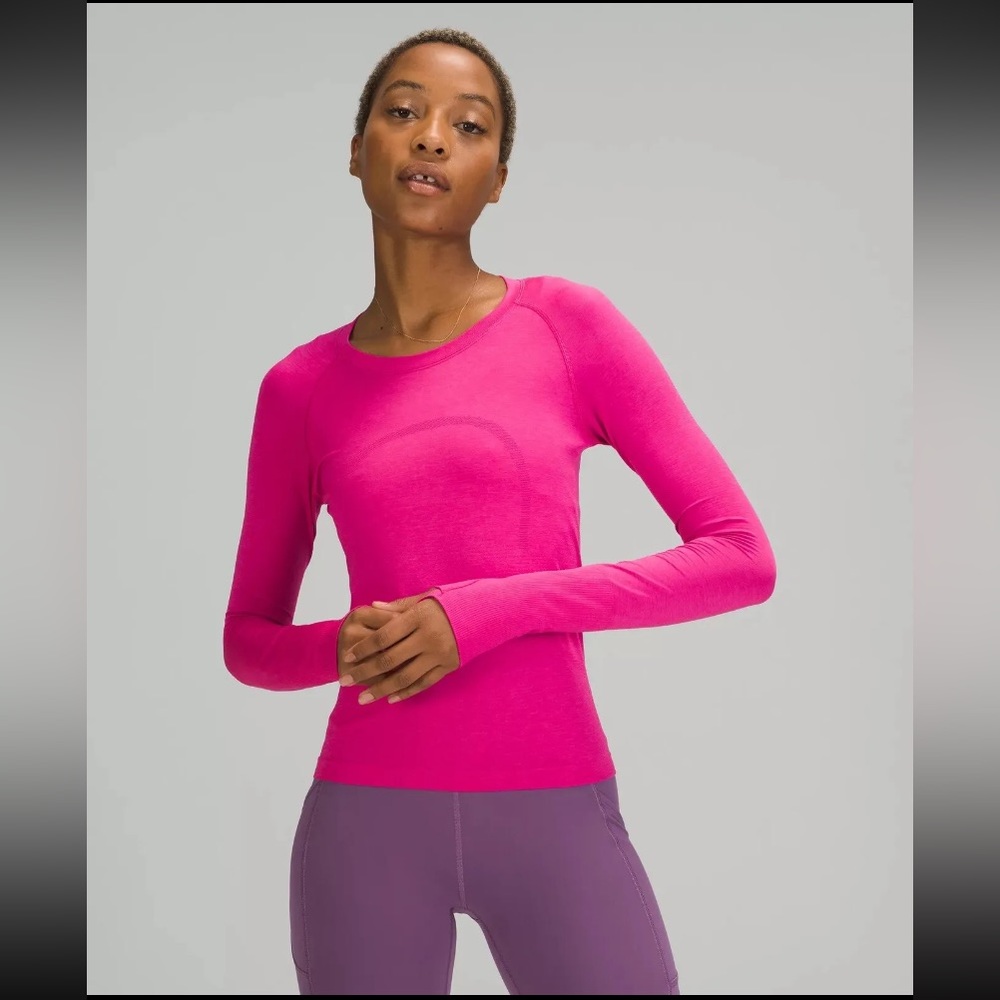 Lululemon Swiftly Tech Long Sleeve Shirt in Sonic Pink 8